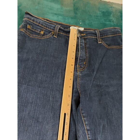 Levis 512 Jeans Size 14 Womens Blue Denim Ladies Pants Mid Rise Straight - Picture 8 of 15
